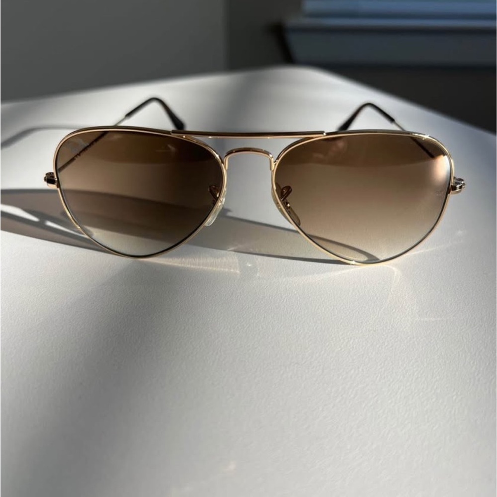 Ray ban Gold Aviator Sunglasses